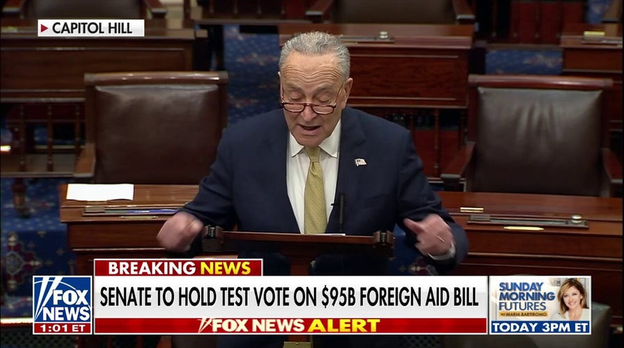 Senate to hold crucial test vote on $95 billion foreign aid bill