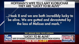 Wife of injured lawmaker says he was shot nine times