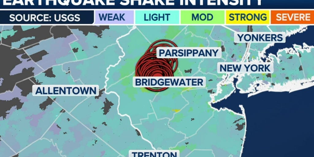 New Jersey mayor at earthquake's epicenter speaks out 'Everything just shook' Fox News Video