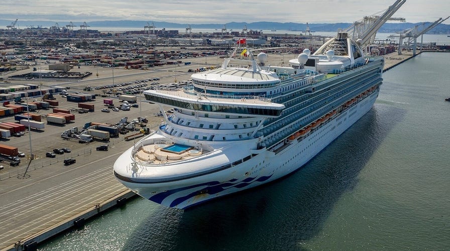 Cruise passengers continue to disembark from Grand Princess in Oakland