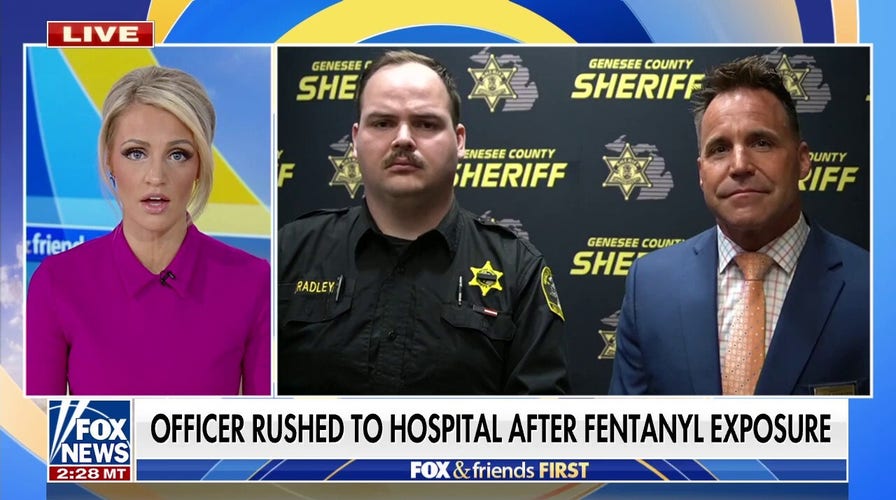 Michigan police officer rushed to the hospital following fentanyl exposure 