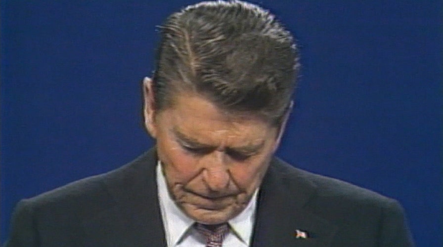 Ronald Reagan ends 1980 convention speech with moment of silent prayer