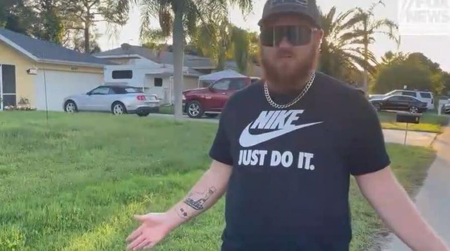 North Port man has stern message for Brian after visiting makeshift memorial for Gabby Petito in front of Laundrie home