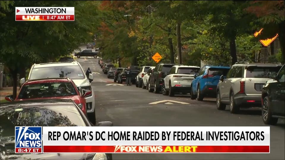 Rep. Omar's Washington, DC home raided by federal investigators