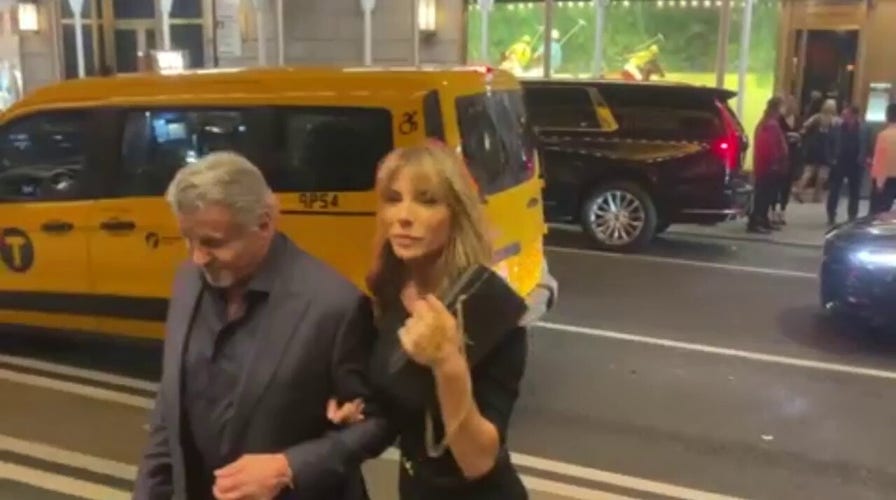 Sylvester Stallone and wife Jennifer Flavin spotted out in NYC