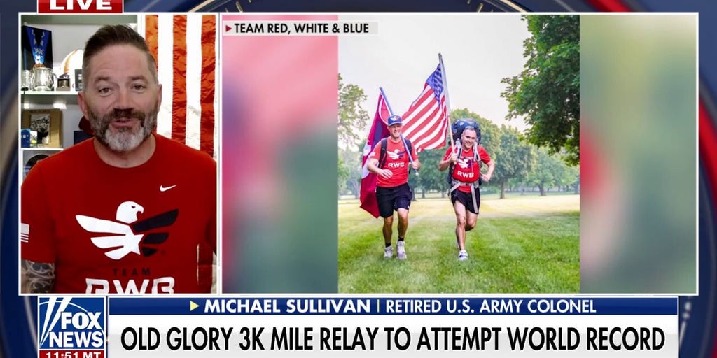 Retired US Army colonel previews cross-country relay that could break a world record
