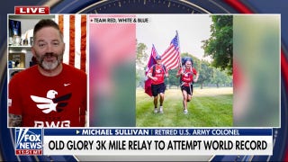 Retired US Army colonel previews cross-country relay that could break a world record