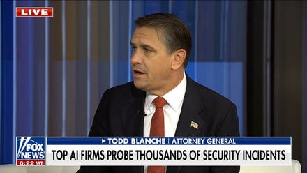 Todd Blanche rejects calls for new AI laws: 'We don't need it'