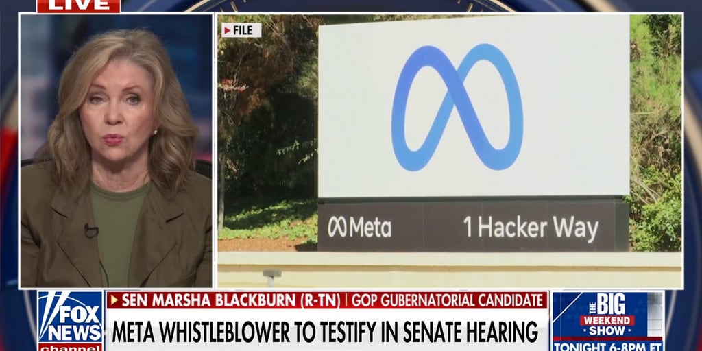 Sen. Blackburn claims Meta 'ignored' child safety concerns: 'Disgusting'