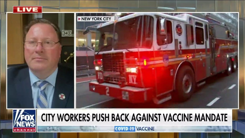 NYC firefighters union warns lives will be lost due to vaccine mandate