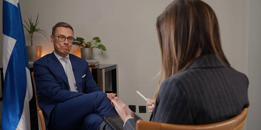 Finnish president praises Trump role in push for Russia-Ukraine peace