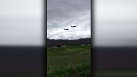 Canadian Forces Snowbirds jet crashes, bursts into flames; 1 dead, 1 seriously hurt