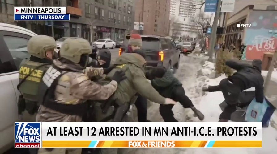 Tensions escalate successful  Minneapolis aft  ICE-involved shooting