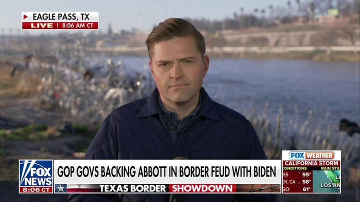 Republican governors visit southern border with Texas Gov Abbott