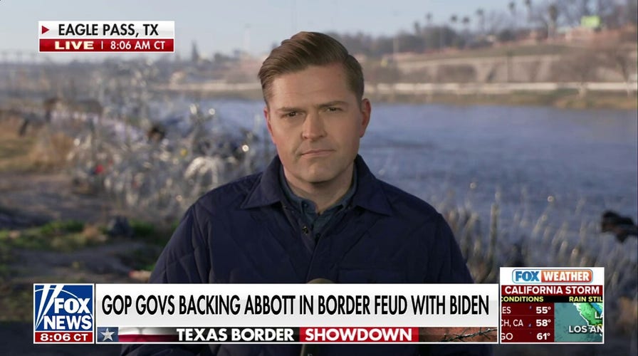 Republican governors visit southern border with Texas Gov. Abbott