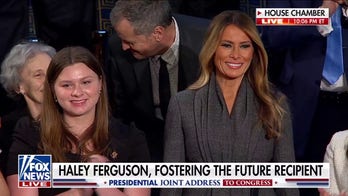 Trump recognizes wife Melania for work in foster care community