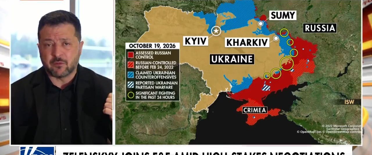 Zelenskyy opens door to battle line 'freeze' to end war with Russia - Fox News