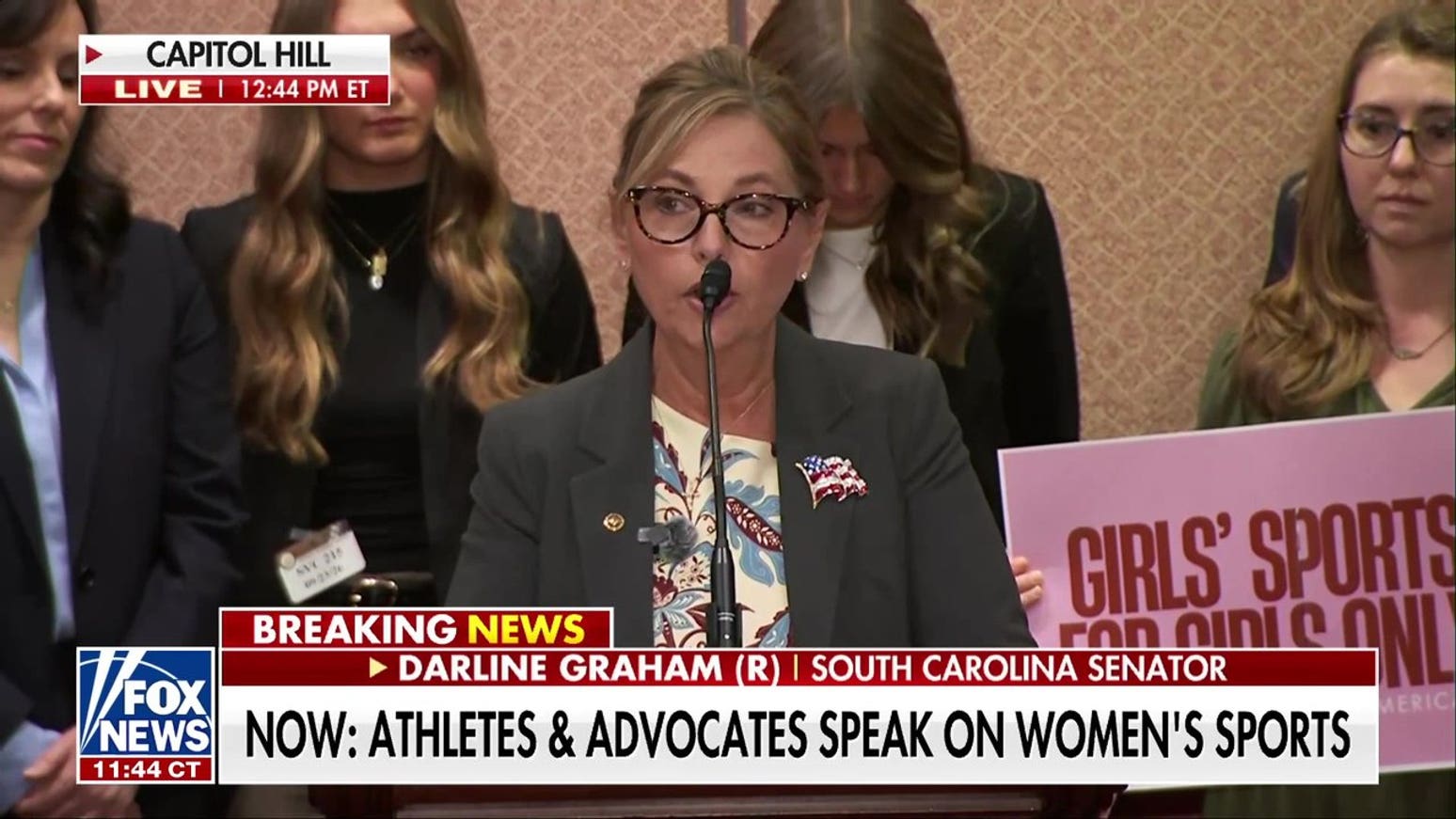 Boys have no place in girls' sports: Sen. Darline Graham