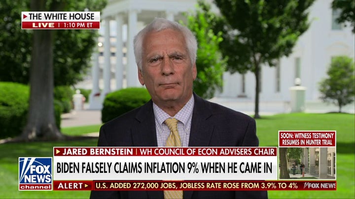 Biden economic adviser pressed on president's false inflation claim: 'Our work is not done'