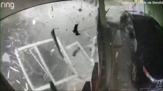 Ring camera captures moment a house exploded near Kansas City, Misouri