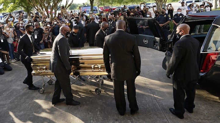 George Floyd to be laid to rest in Texas after private funeral