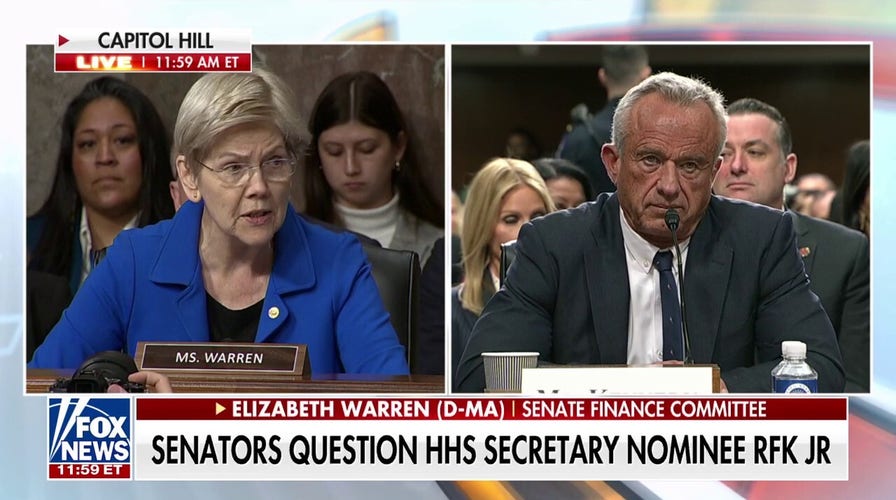 Warren, RFK Jr trade shots at confirmation hearing
