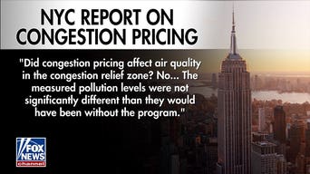 NYC congestion pricing fails to improve air quality, study shows