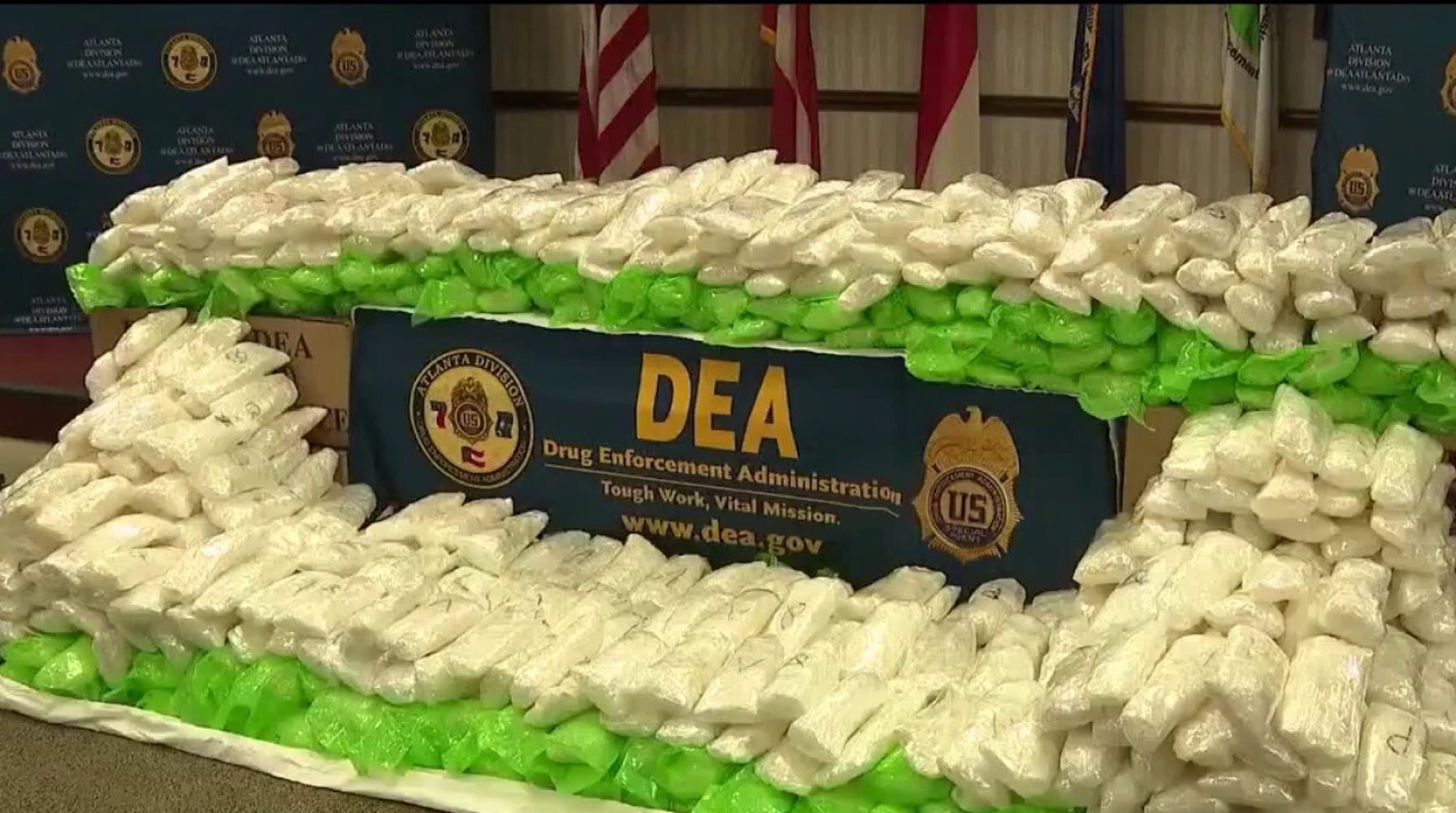 Atlanta Drug Bust Breaks Records with Seizure of Over Two Thousand Pounds of Meth