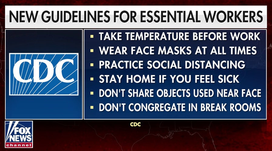 New CDC guidelines aimed at getting Americans back to work
