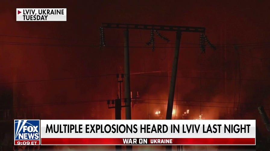 Russian attacks knock out power in parts of Lviv