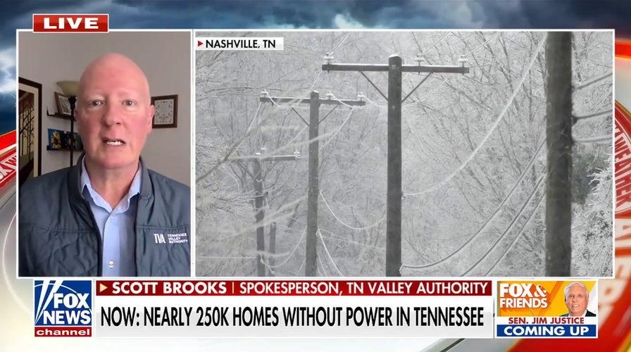 Tennessee Valley Authority addresses widespread power outages after ice storm