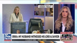 Erika Kirk delivers powerful tribute to late husband as TPUSA chapter requests surge