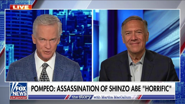 Mike Pompeo on assassination of Shinzo Abe: 'This is horrific'