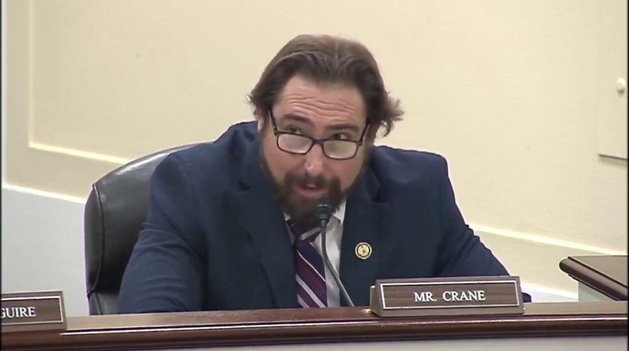 House Rep. Eli Crane praises therapy dogs at Oversight hearing