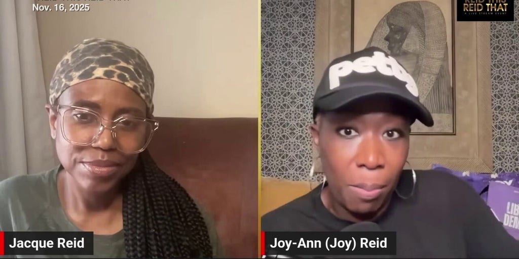 Former MSNBC anchor Joy Reid admits she'd 'freak out' if she saw male genitalia in a women's locker room