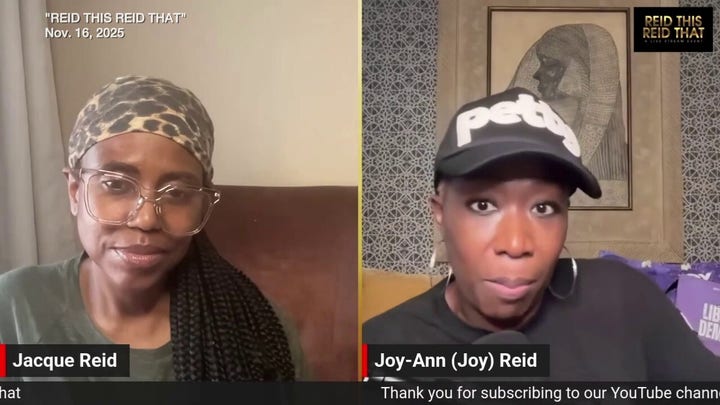 Former MSNBC anchor Joy Reid admits she'd 'freak out' if she saw male genitalia in a women's locker room