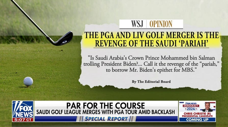 Biden's top diplomat goes to Saudi Arabia following PGA merger