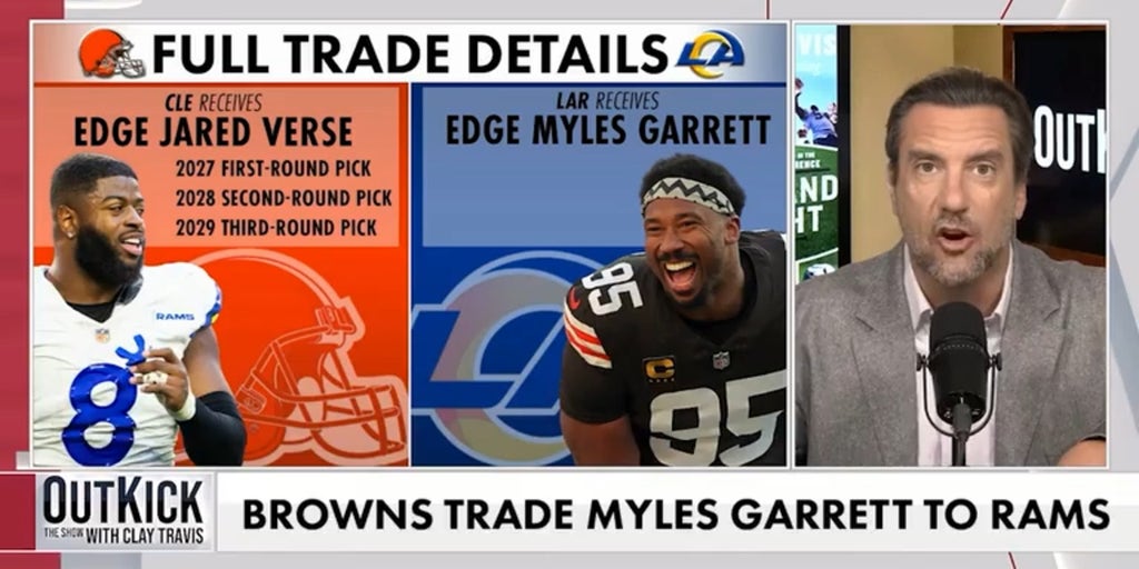Clay Reacts to MASSIVE Myles Garrett Trade | OutKick The Show w/ Clay Travis