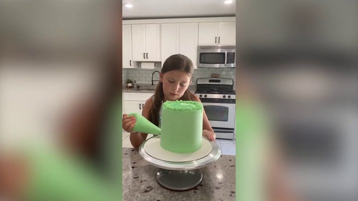 School girl makes specialty cakes after picking up baking as a hobby at a young age
