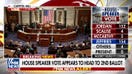 What happens next after Jordan fails to get speaker votes on first ballot