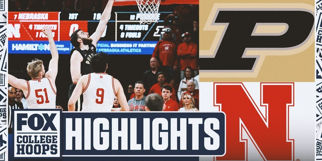No. 13 Purdue Boilermakers vs. No. 7 Nebraska Cornhuskers 🏀 Highlights