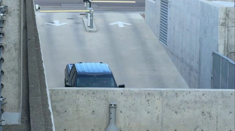 Armored law enforcement caravan arrives before Tyler Robinson appears in court