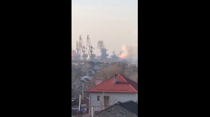 Russia ship explosion in Ukraine