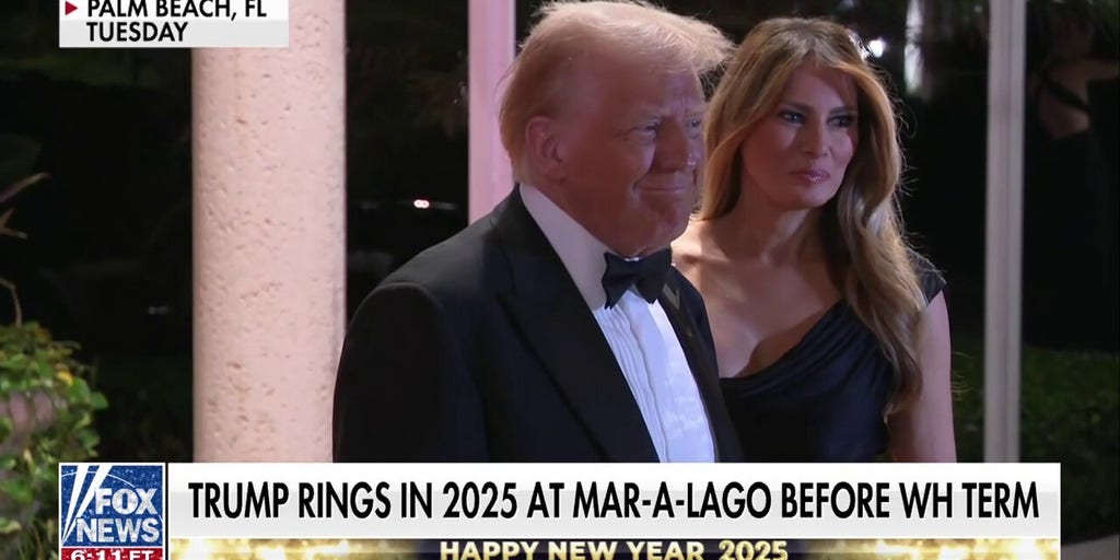 Trump rings in new year with Elon Musk, JD Vance at Mar-a-Lago