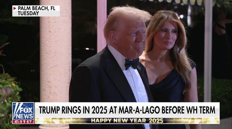 Trump celebra el año nuevo con Elon Musk y JD Vance en Mar-a-Lago