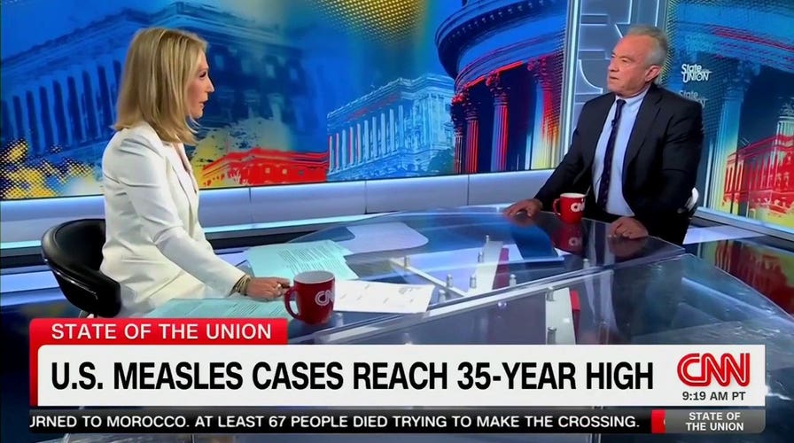 Robert F. Kennedy Jr, Dana Bash spar over measles vaccine, rising cases