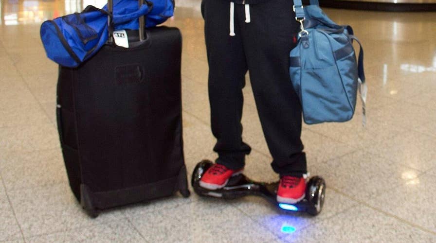 Major airlines ban 'hoverboards' after reports of fires