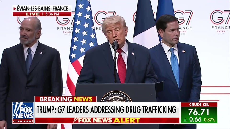 Trump says G7 united on illegal immigration and stopping drug trafficking
