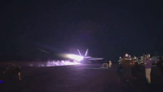 F-18 super hornets take off from the USS Eisenhower - Fox News