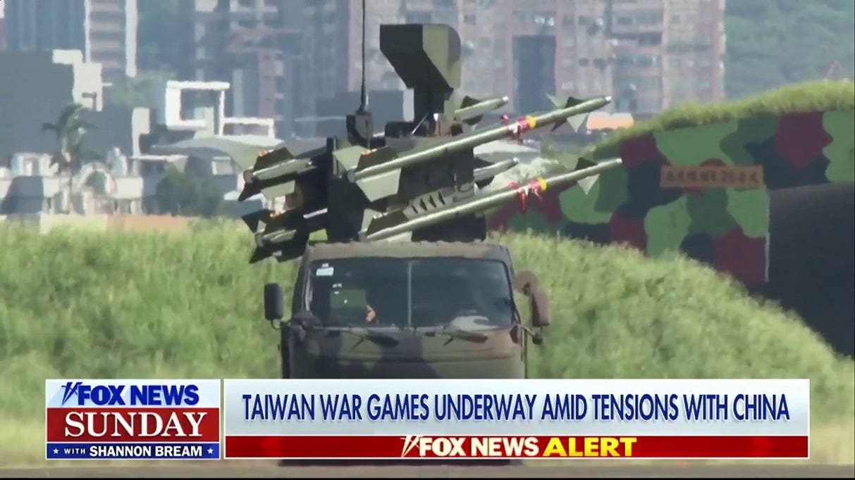 Taiwan annual war games underway amid tensions with China